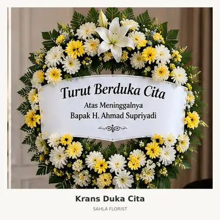 Krans Bunga Duka Plaza Senayan